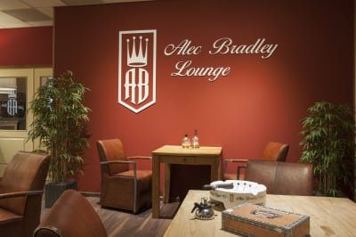 Alec Bradley Lounge in whisky & cigar salon Gronau
