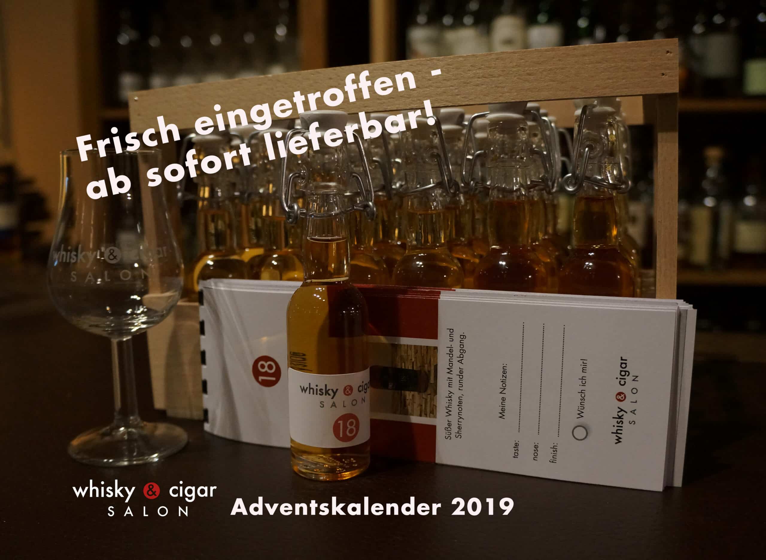 Whisky Adventskalender vom whisky & cigar salon