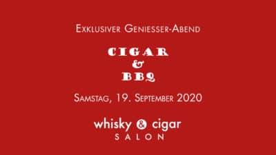 Cigar and BBQ in whisky & cigar salon Gronau.