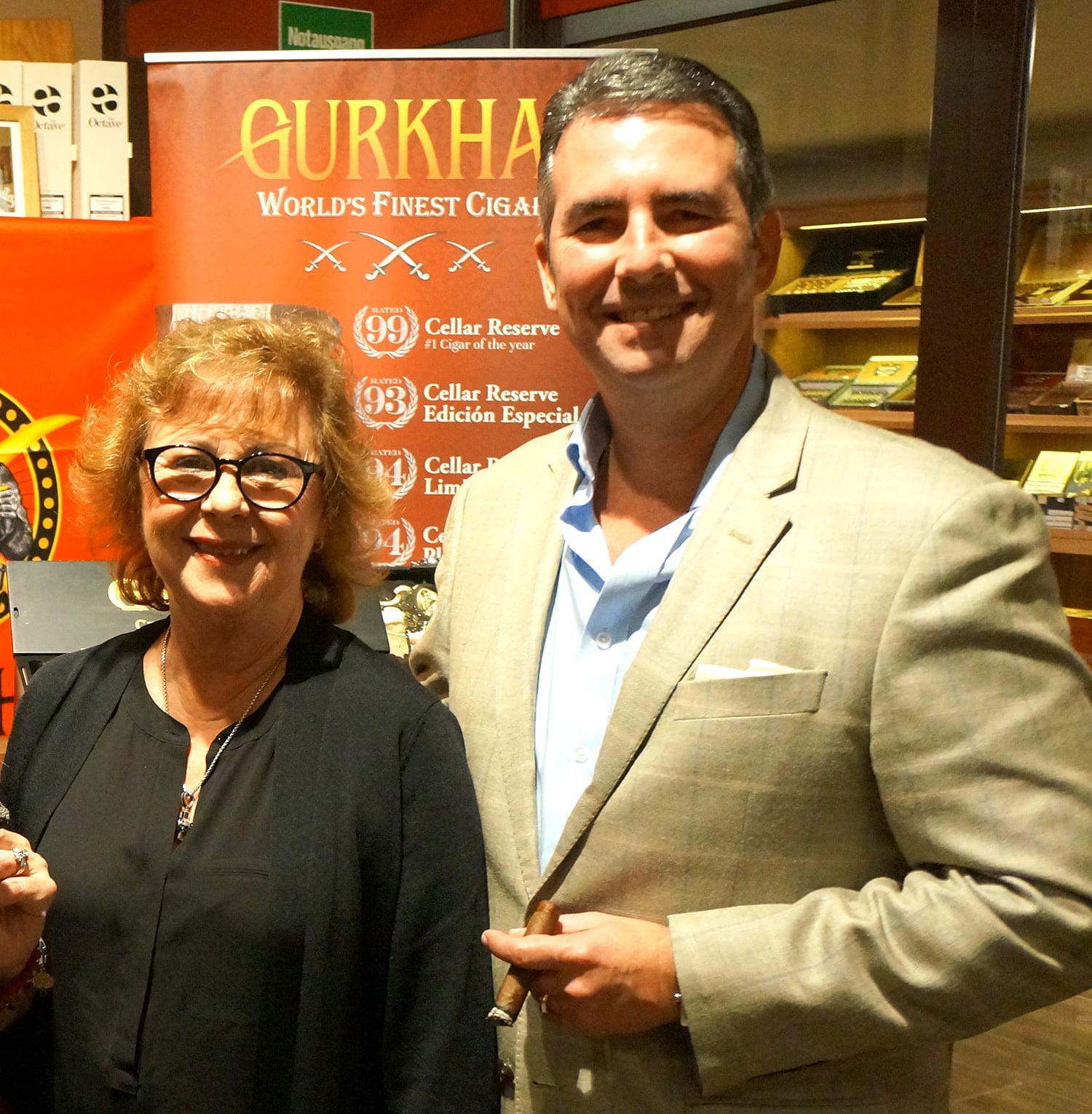Cristina Santana & Carlos Torano von Gurkha Cigars 2017