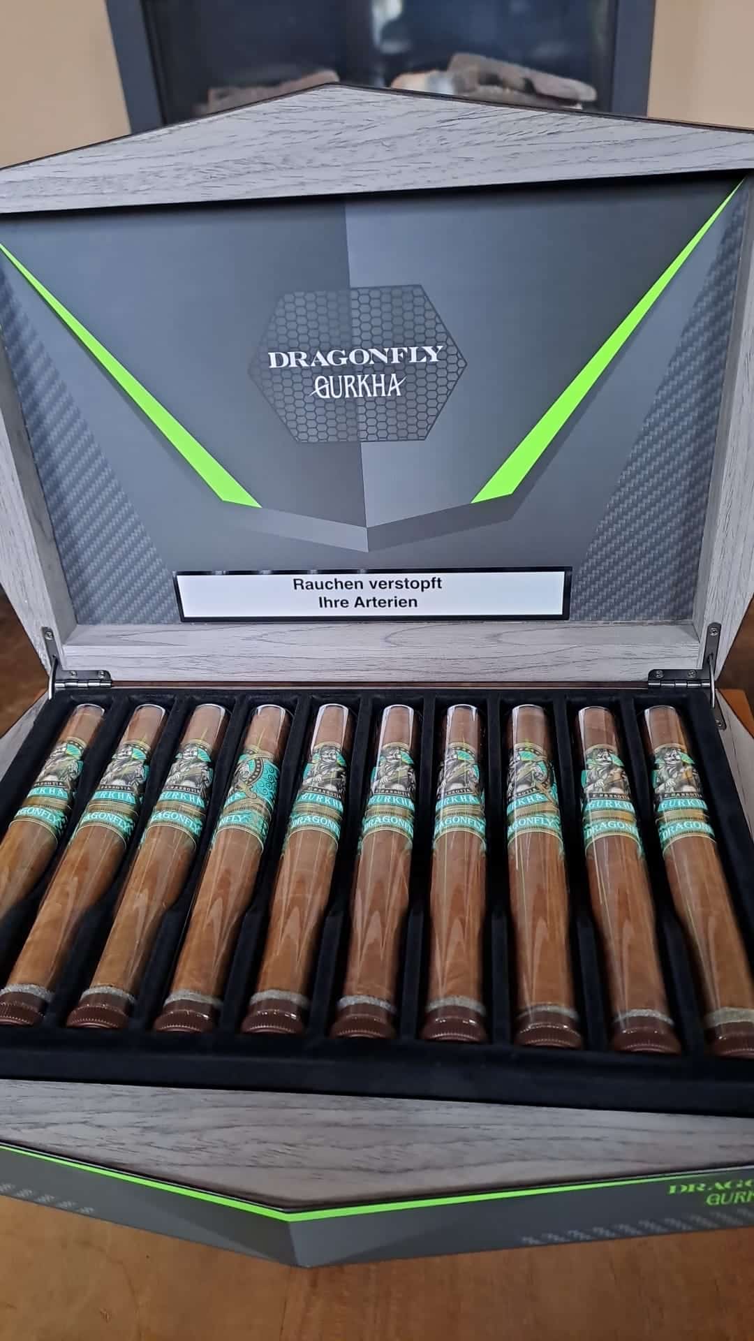 Gurkha Dragonfly im whisky & cigar salon