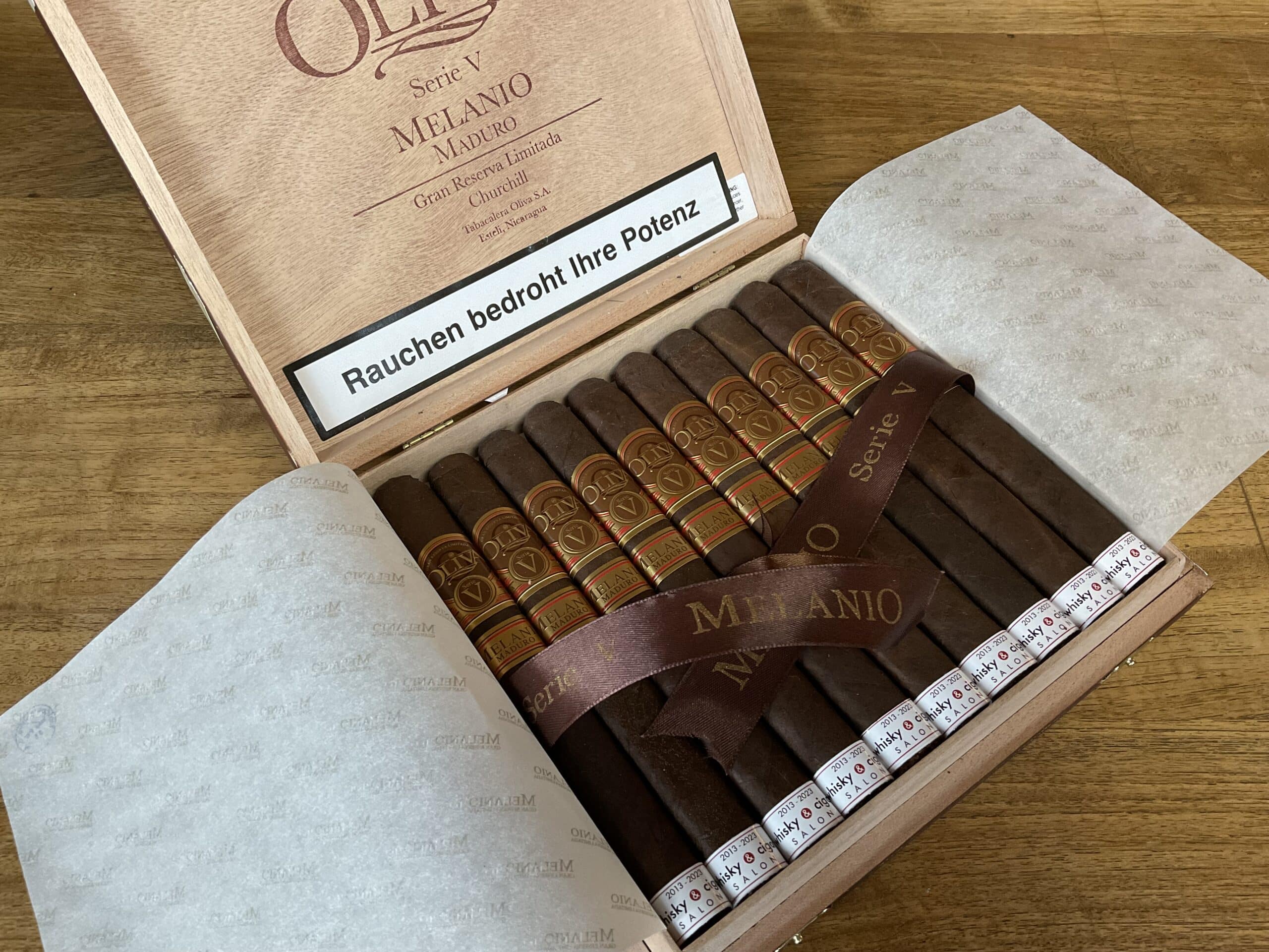 Die Jubiläumszigarre vom whisky & cigar salon im November 2023.