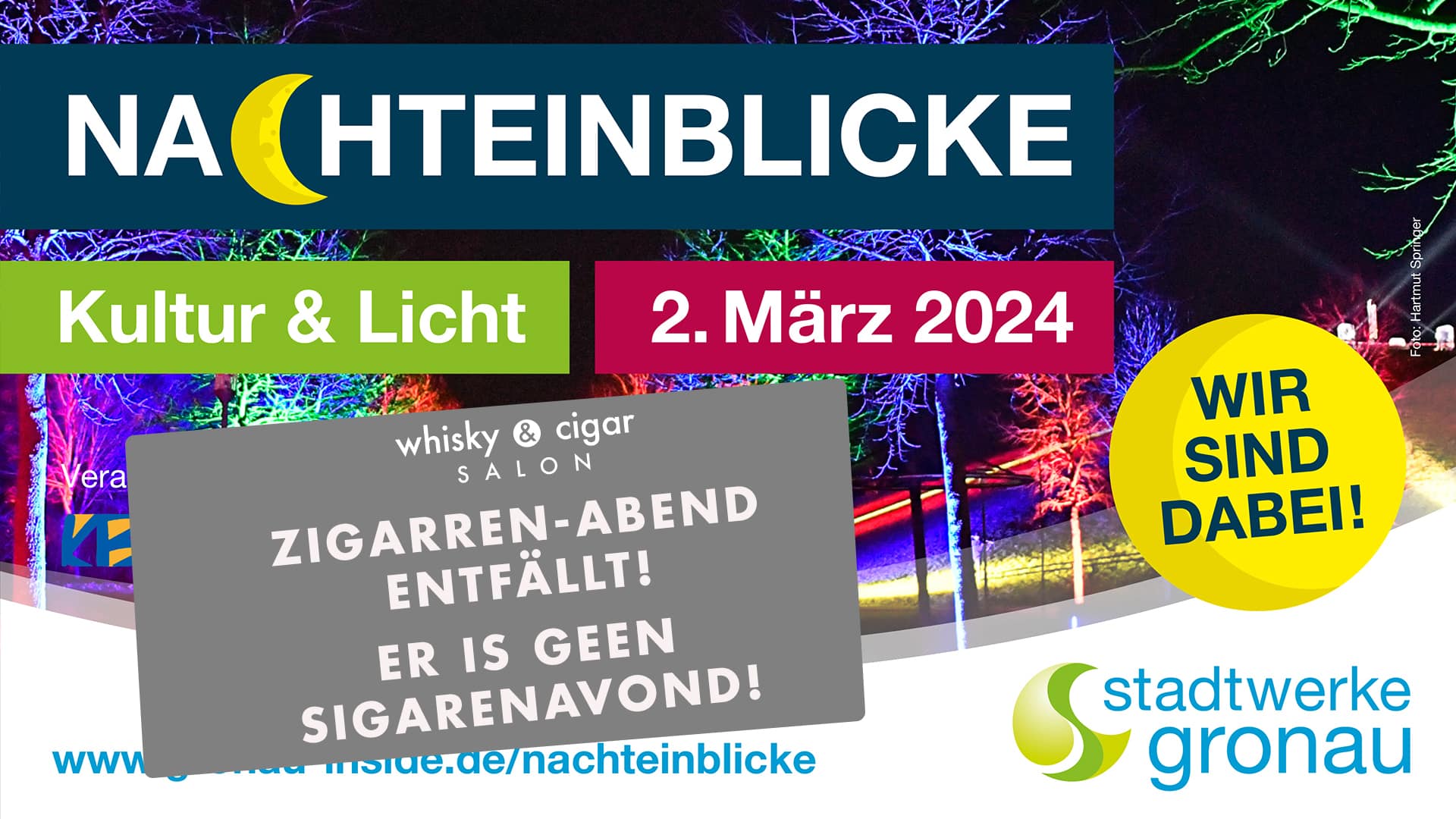 whisky & cigar salon ist Gastgeber der Nachteinblicke. Hinweis: Der Zigarrenabend findet am 2.03.24 deshalb aus.
