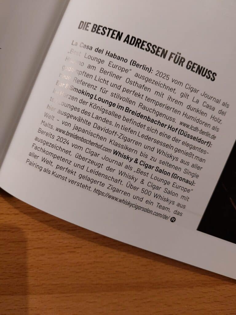 Blick auf den Artikel im Life-Style-Magazin Rizzi & Co.