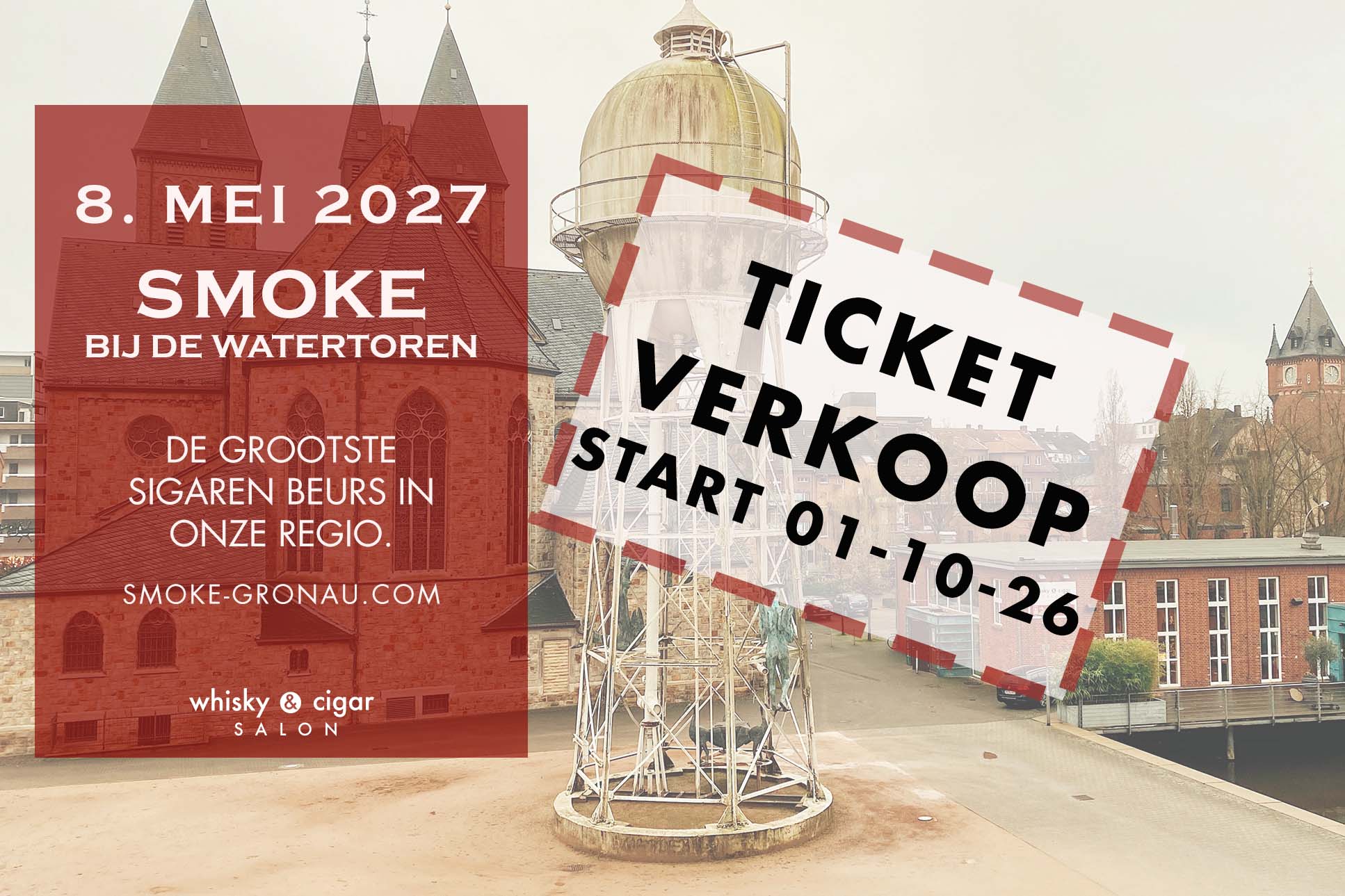 SMOKE bij de watertoren 2027 vindt plaats.