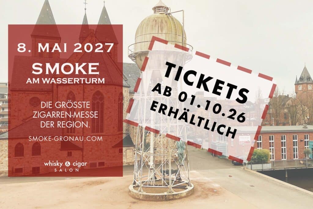 Ankündigung Zigarrenmesse SMOKE am Wasserturm 2027