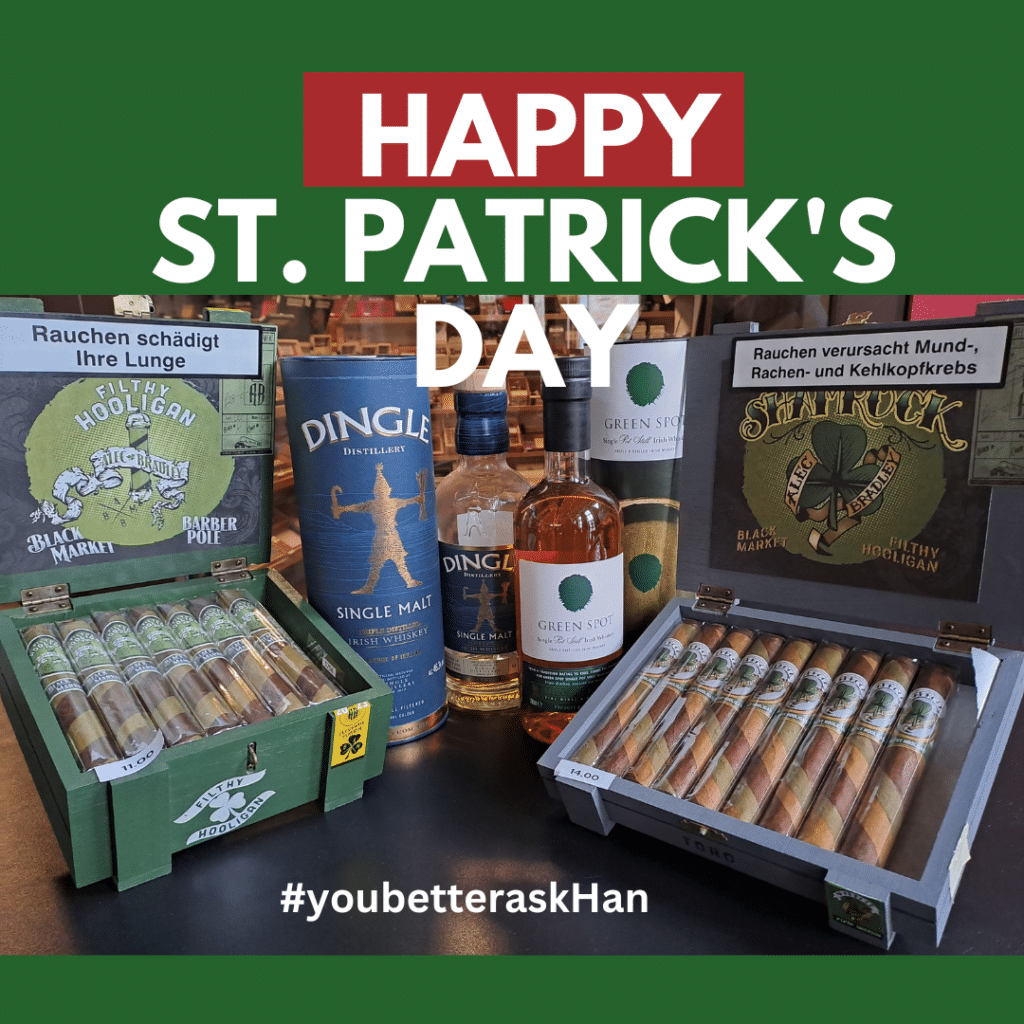 St Patrick's Day 2023: Whiskey & Zigarren Pairing