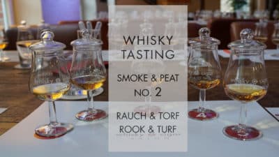 Whisky tasting smoke + peat