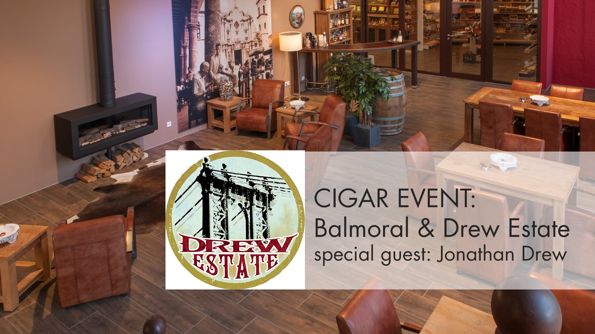 Jonathan Drew & Balmoral im whisky & cigar salon