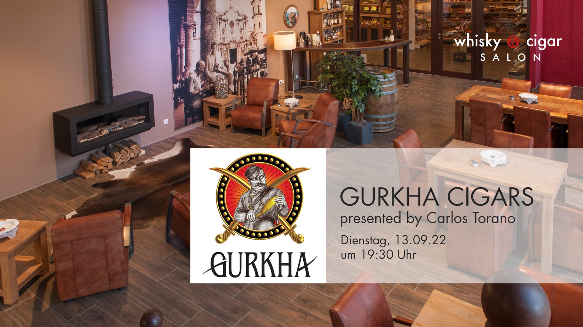 Zigarrenevent Gurkha Cigars mit Carlos Torano