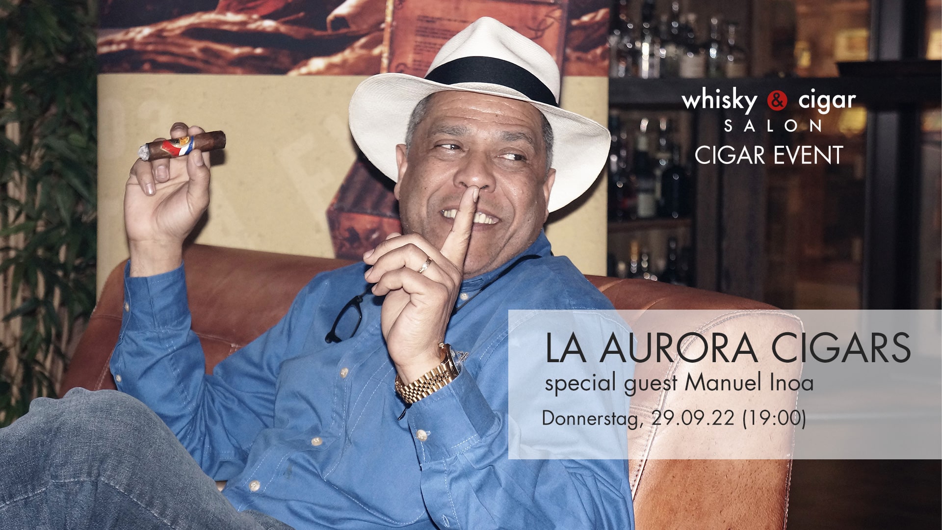 La Aurora Cigar Event Manuel Inoa