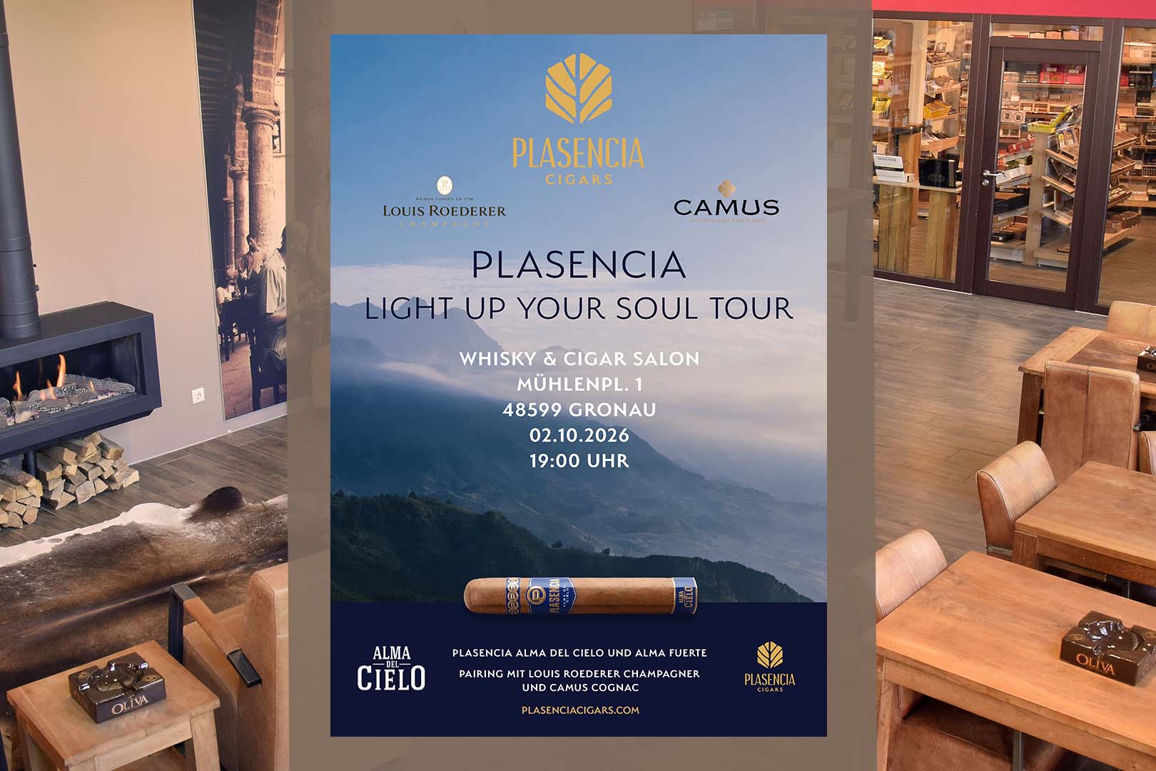 Plasencia Cigar Event Light up your soul im whisky & cigar salon