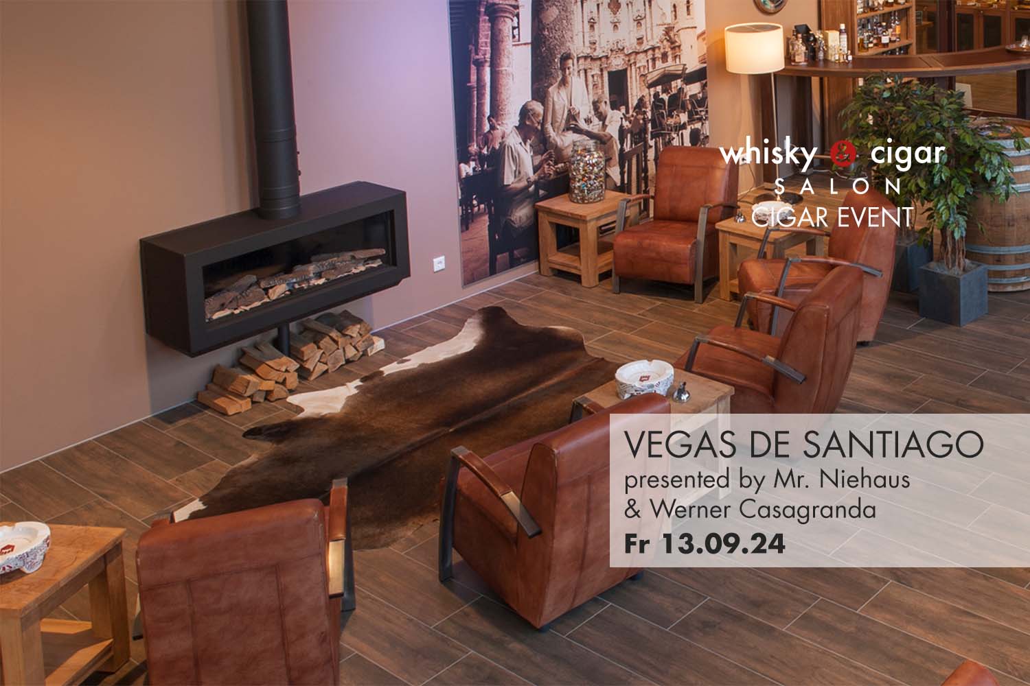 Ankündigung Zigarren-Tasting mit Vegas de Santiago im whisky & cigar salon