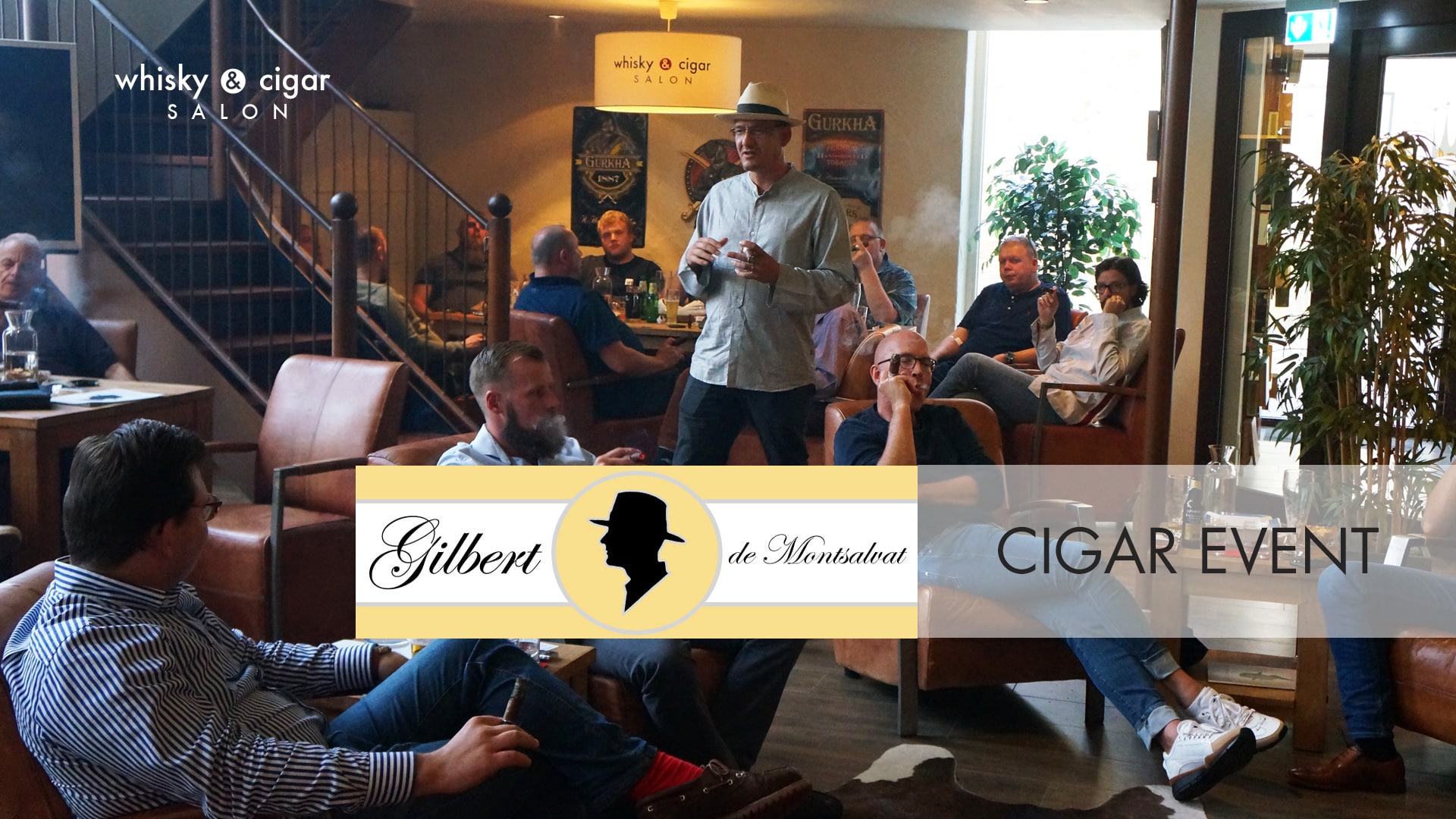 Cigar event Gilbert de Montsalvat Raymonde Bernasconi