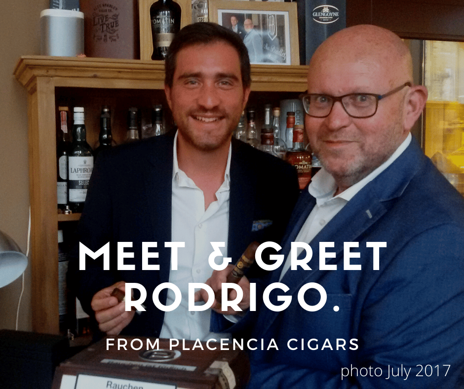 Meet Rodrigo Medina from Plasencia Cigars in the whisky & cigar salon