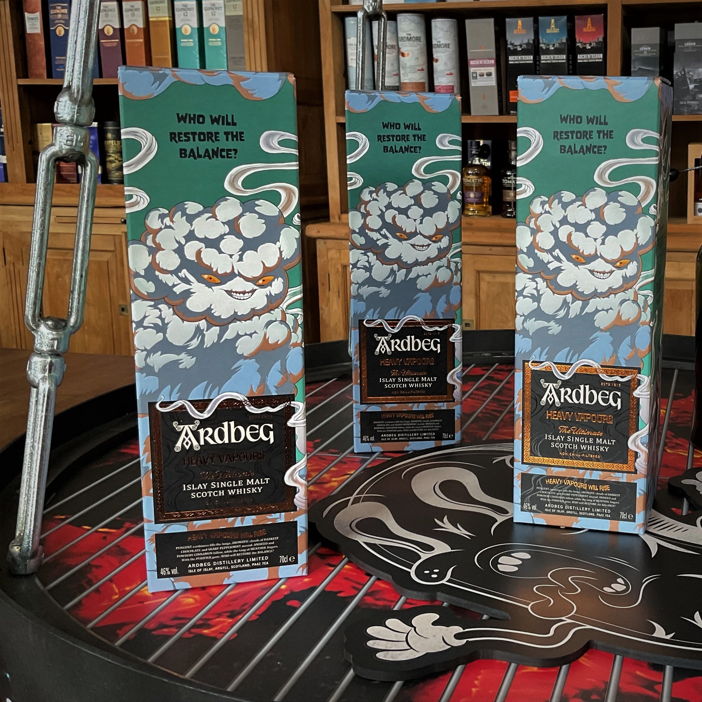 Ardbeg Heavy vapours.