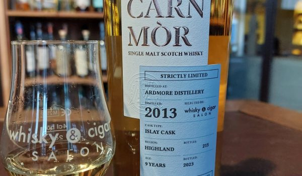 Exklusive Whisky Abfüllung für whisky & cigar salon Ardmore 2013 Carn Mor Morrison