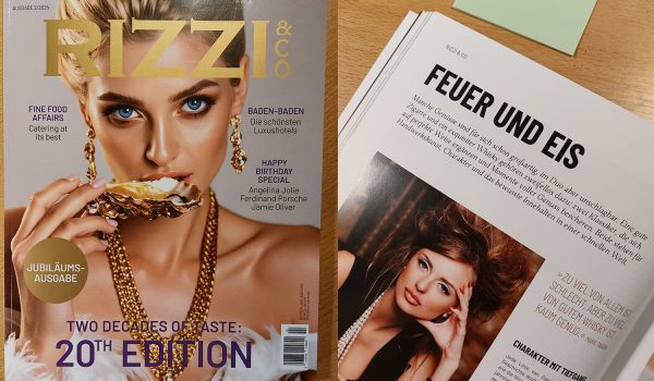 Titelseite vom Lifestyle-Magazin Rizzi & Co.