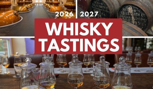 Ankündigung der verschiedenen Whisky Tastings im whisky & cigar salon 2026/27