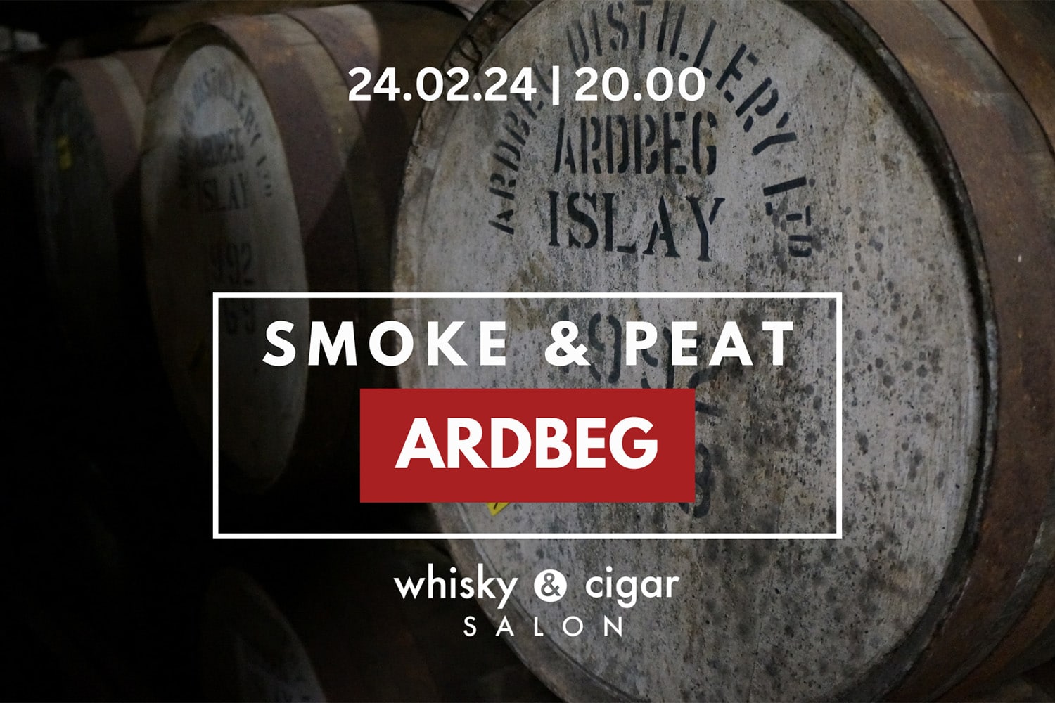 Whisky Tasting "Strictly Ardbeg" am 24.02.24 im whisky & cigar salon.